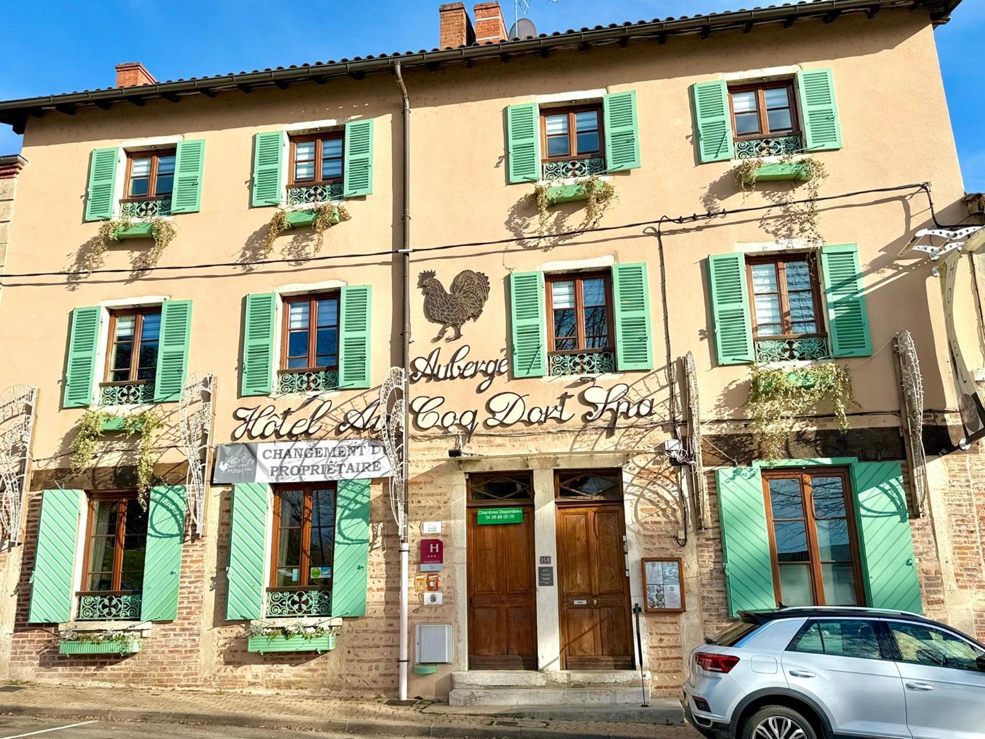 Hôtel Au Coq Dort Spa Châtillon-sur-Chalaronne Exterior foto