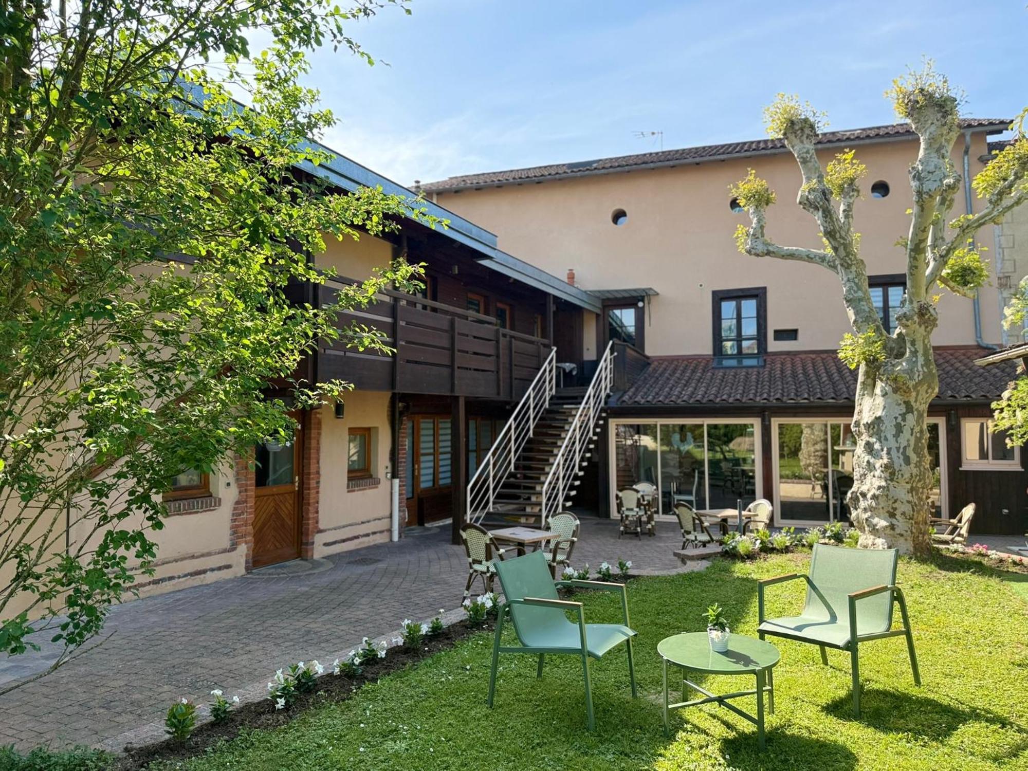Hôtel Au Coq Dort Spa Châtillon-sur-Chalaronne Exterior foto